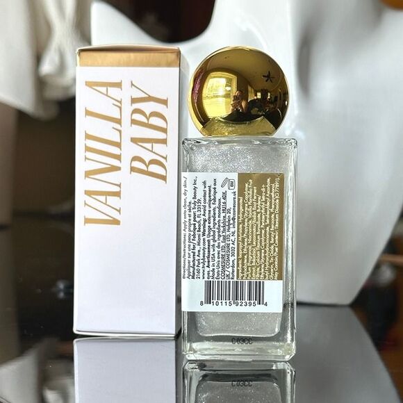 NIB Truly Vanilla Baby Luxury Body Oil Nourishing Antiaging Glistening Shimmer - Picture 7 of 12